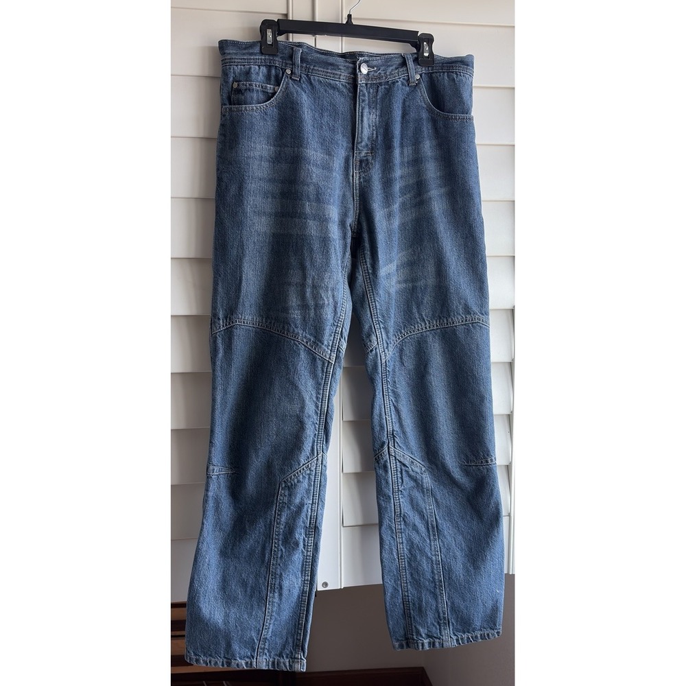 Iron Workers Harden Men 36x32 Motorcycle Riding Jeans Aramid Denim